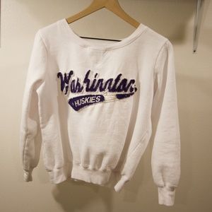 Washington Collegiate Crew Neck Sweatshirt